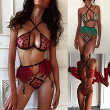 Load image into Gallery viewer, Alyssa&#39;s 2PCS Sexy Babydoll G-string Exotic Sets
