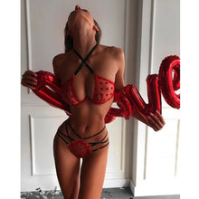 Load image into Gallery viewer, Alyssa&#39;s 2PCS Sexy Babydoll G-string Exotic Sets
